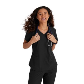 BARCO Skechers Vitality SKT092 Women's Electra Scrub Top Black 2XL