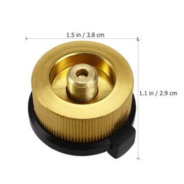 WINOMO Camping Stove Gas Bottle Adapter Transfer Nozzles Gas Bottle Adapter for Camping Burner