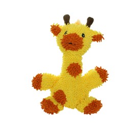 MIGHTY- Microfiber Ball Giraffe – Made with Squeaker Balls and Minimal Stuffing. Strong & Tough. Interactive Play Dog Toy. Machine Washable & It Floats.… (Medium)