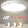 28W LED Ceiling Light Dimmable Ultra Thin Flush Mount Kitchen