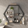 Saudism Floating Shelves with Lights, Led Shelves for Wall, Gaming
