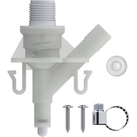 SEAFLO RV Toilet Water Inlet Valve Kit (SFRTK-003) - Fits All RV Toilets (SFRTPH-01-01, SFRTPH-01-02, SFRTPH-02-01) - Complete Kit with Screws, Clamp & Filter -