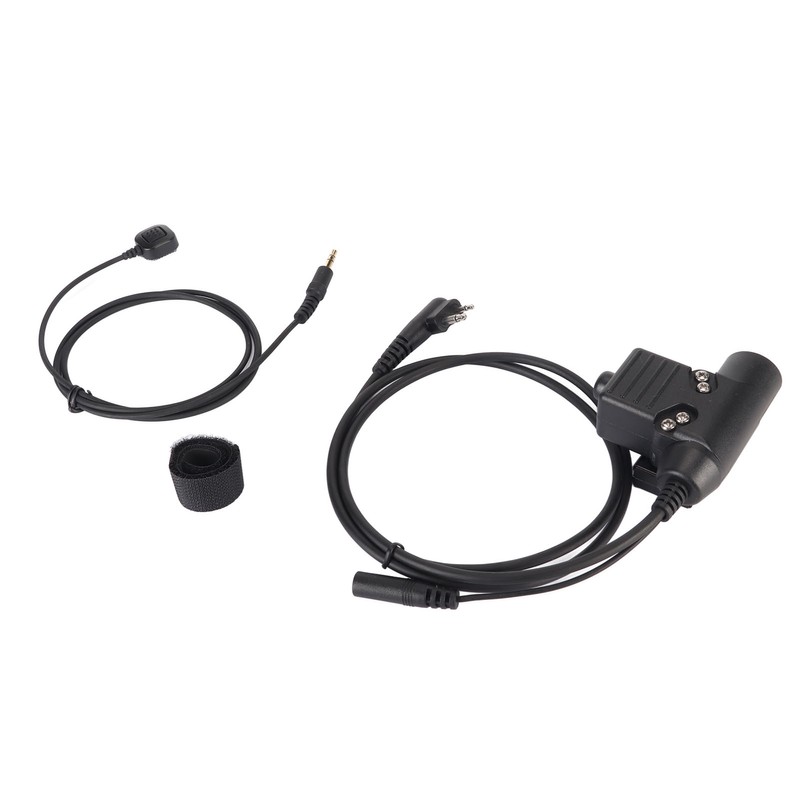 U94 PTT Adapter Push to Talk Button Walkie Talkie Military