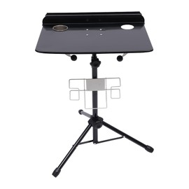 Headery Tattoo Work Station Table with Removable Tray Portable Adjustable Height Large Tattoo Mobile Workstation Salon Tray Tattoo Rolling Tray Station Instrument Pro Tattoo Desk Table, Black