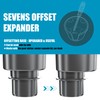 Upgraded Car Cup Holder Expander Adapter with Offset Adjustable Base,