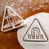 BAKERLOGY Set of 3 MRI Cookie Cutters (Design: MRI Machine,