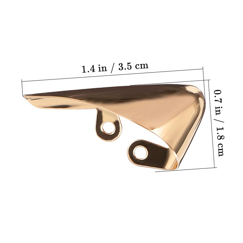 AOKWAWALIY Metal Shoes Pointed Protector High Heels Tip Cap Cover