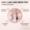 Lomansa Eyelash Tint, Lash Tint Kit, 2 in 1 Eyebrow