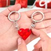 BOBIPRO BOBIPRO Couples Matching Stuff Gifts - Red Heart Keychain,