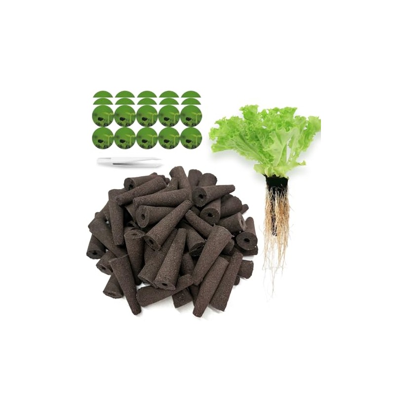 Hydroponic Grow Sponges for AeroGarden & iDOO - 60 Pack
