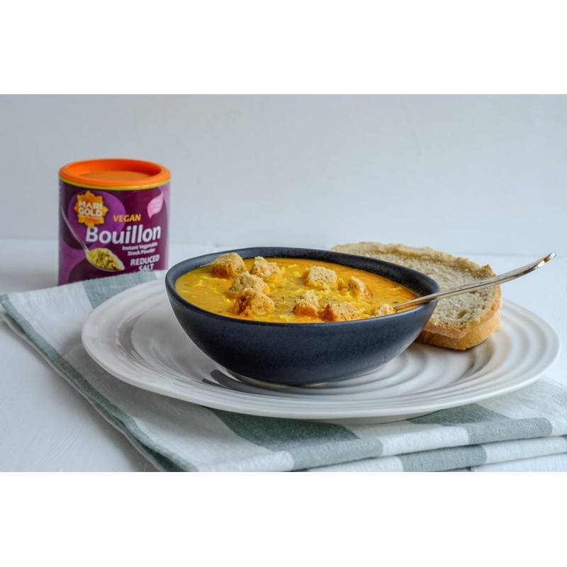 Marigold Swiss Vegetable Vegan Bouillon Powder Reduced Salt 150 g