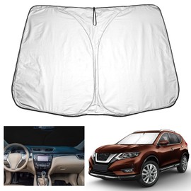 YEE PIN X-TRAIL T32 Sonnenschirm Auto kompatibel mit Renault Koleos 2017-2022 / X-TRAIL T32 2014-2021，Faltbare Auto Sonnenschutz Koleos Frontscheibe Windschutzscheibe UV Staub Schutz