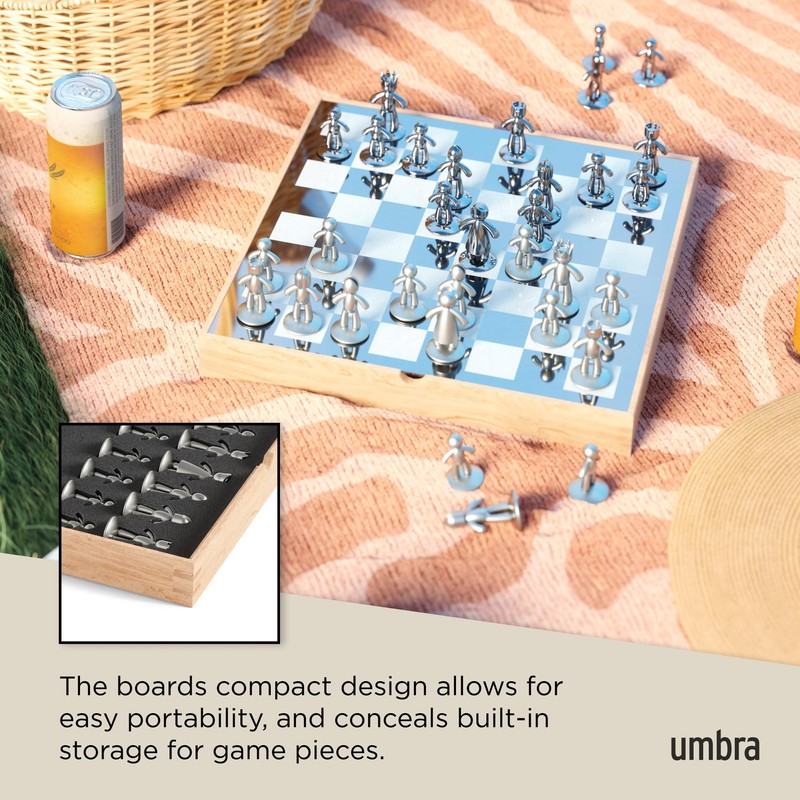 Umbra Buddy Chess Set for Kids & Adults – Modern