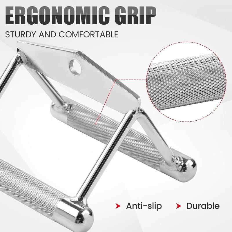 V-Shaped Bar Straight Rotating Bar Curl LAT Pull Down Bar