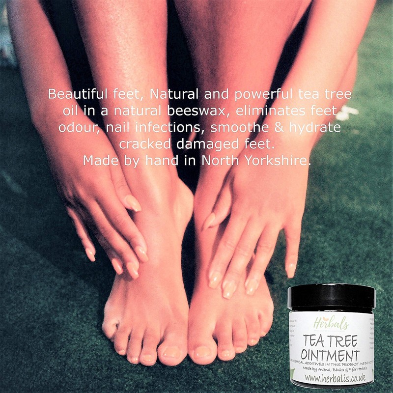 100% Natural Healing Tea Tree Ointment: for nail infections, athletes