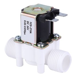 G1/2 Inch Solenoid Valve, DC 24 V / AC 220 V Inlet Water Solenoid Valve NC Electric Water Inlet Valve (DC 24 V)