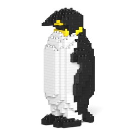 JEKCA Enver-Helk Blocks Toy for Making Realistic Animal Objects, Tuxedo Shaped Penguin, 3.7 x 3.2 x Height 6.9 inches (9.4 x 8.1 x 17.5 cm), Sturdy Blocks for Adults