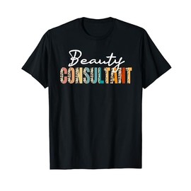 Beauty Consultant Leopard Pattern Outfit Make Up Lover T-Shirt