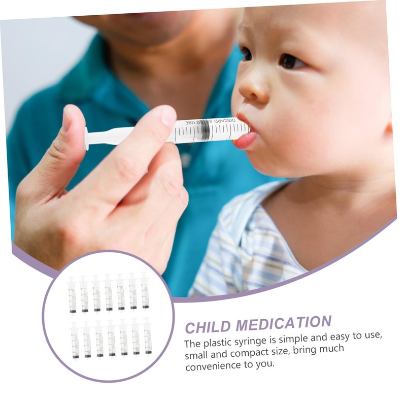 CHILDWEET 30pcs Needleless Liquid Dispenser for Accurate Measuring for Kitchen