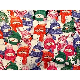 'NUGGLEBUDDY New! Microwavable Moist Heat & Aromatherapy Organic Rice Pack. Darling Bright & Cheery Snowman Fabric. Sweet Lavender Aromatherapy!