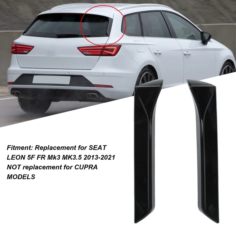 2pcs Car Rear Window Side Spoiler, Rear Window Spoiler Decorative