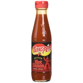 Texas Pete Hotter Hot Sauce, 6 Ounce (4 Bottles)