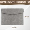 TXZRWH Cartella per certificato di veicolo, cartella per documenti A5,