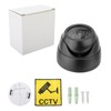 Twilight Garage Dummy Fake Security CCTV Dome Camera with Flashing