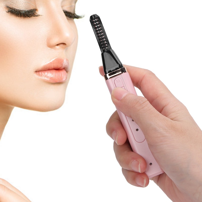Rechargeable Electric Eyelash Curler Fast Heating Long Lasting Eyelash Curling