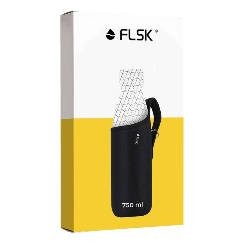 FLSK Neoprene Bag • Black • Neoprene Bag Protects Against