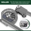 Antstone 1/2” OD Tubing Bender Roller Type Pipe Bender 180°
