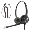 INNOTALK 2.5 mm Binaural Call Center Office Pro Headset with