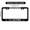 2 Pcs License Plate Frame for Retired US Air Force