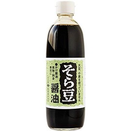 Takahashi fava beans shoyu, perfect soy sauce taste, Soy Sauce Alternative – Gluten-Free, Soy bean-Free, No Fat, Low Calories, no additives – 16.9 fl oz / 500 mL