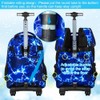 Rolling Backpack for Womens and Mens, Adults Wheeled Bookbag with