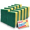 10pk Heavy Duty Sponge Scourer with Finger Grip | Sponges