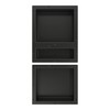 Tile Redi USA RNT1620D-14 Niche Triple Recessed Shower Shelf, Three