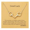 SIYOMONT Horse Necklace 14K Gold Plated Snaffle Bit Snaffle Bit