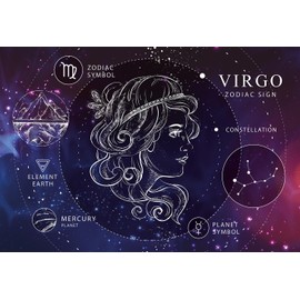 Interdruk - 250 Piece Jigsaw Puzzle for Adults - Zodiac Signs - Virgo