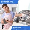 VIVOTE 6 Pack Microfiber Dual Surface Scrubbing Cloth, No Scratch