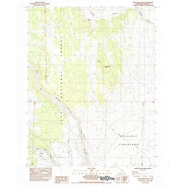 YellowMaps Casa Diablo MTN CA topo map, 1:24000 Scale, 7.5 X 7.5 Minute, Historical, 1984, Updated 1984, 26.7 x 22 in - Polypropylene