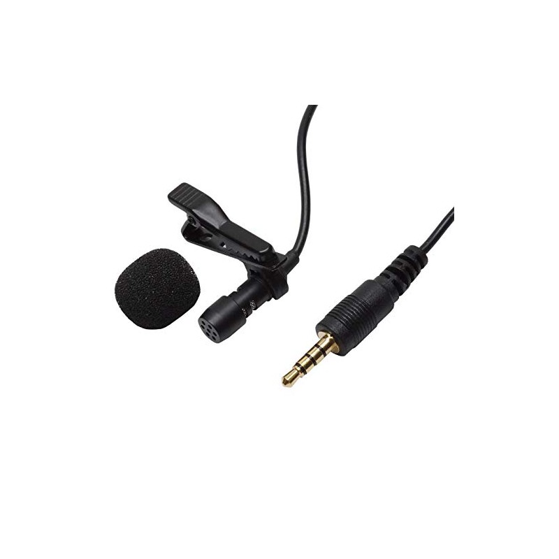KOYOKOMA Condenser Microphone, 4 Poles, 0.14 inch (3.5 mm), Omnidirectional,