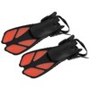 1 Pair Adjustable Snorkeling Fins TPR Open Heel Long Diving