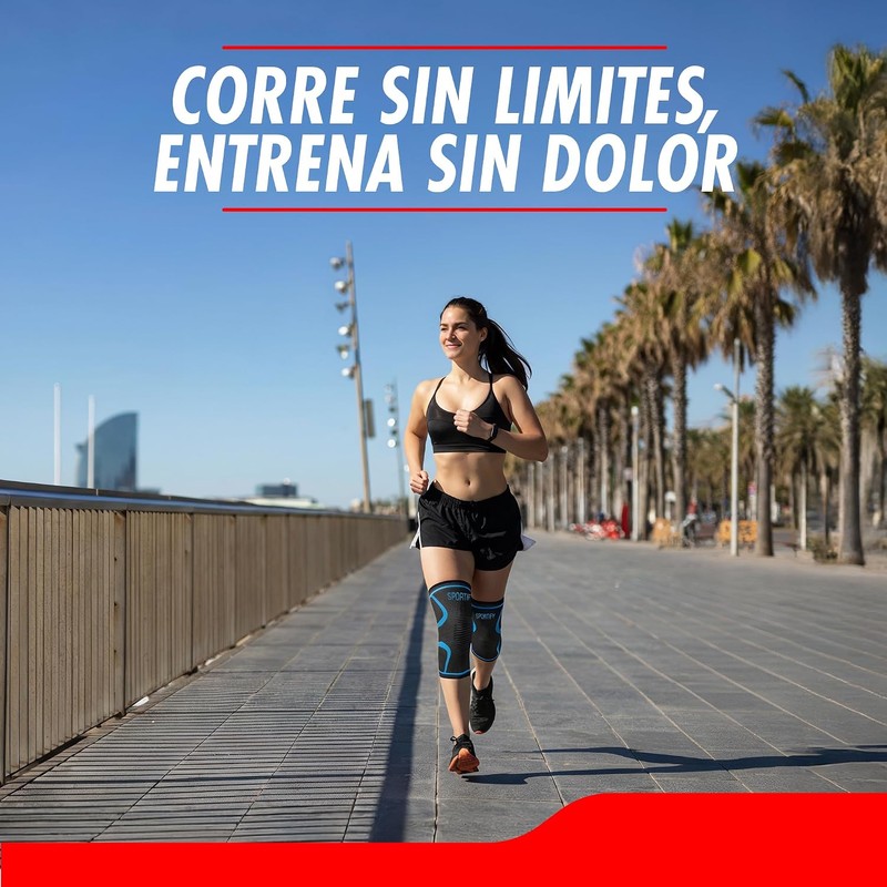 SPORTIFY - 2 Rodilleras de Compresión Ortopedicas para Dolor de