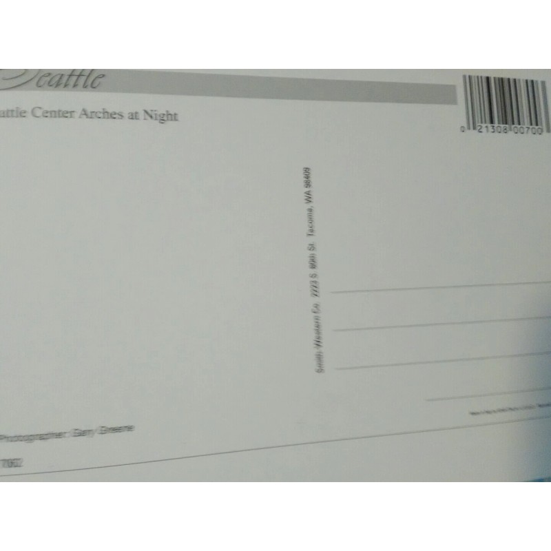 SMITH WESTERN POST CARD COMPANY NEW GLOWING CHROME POST CARD