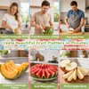 Triangle Watermelon Cutter, Stainless Steel Watermelon Slicer with Wooden Handle,