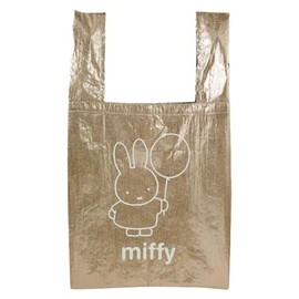 Marimo Craft DBM-2290 Shiny Eco Bag, Fusen Miffy, 9.8 x 11.8 x 3.9 inches (250 x 300 x 100 mm)