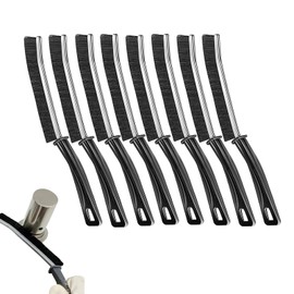 Hard Bristled Crevice Cleaning Brush, Multifunctional Joint Cleaning Brush, Brush Cleaning Set for Deep Cleaning, for Tile Floors, Bathrooms, Kitchens and Household (8 Pieces)