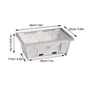 SUN-YE Stainless Steel Grilling Grate, Foldable BBQ Grill, Barbecue Stove,