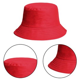 AOVNA World Book Day Fancy Dress Hats Bear Set Red Bucket Hat Outdoor Sun Beach Cap for Adult Book Week
